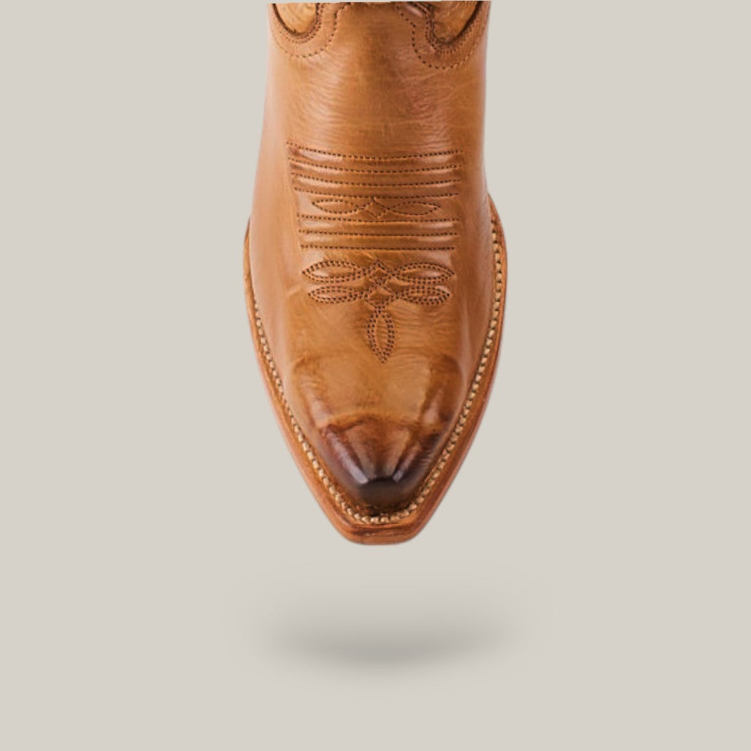 Kellie Clayton Gold Leather Sole - Tall Shaft - Snip Toe