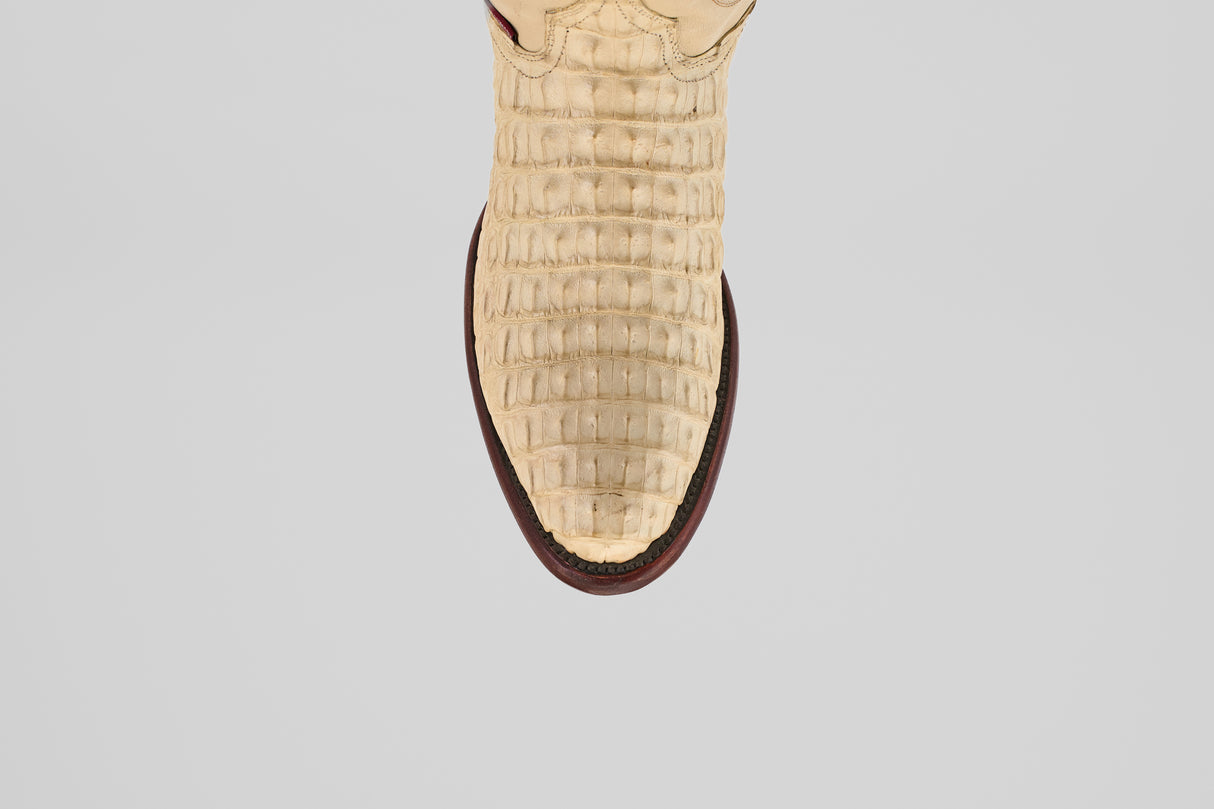 Rhodes HornBack - Bone - Round Toe