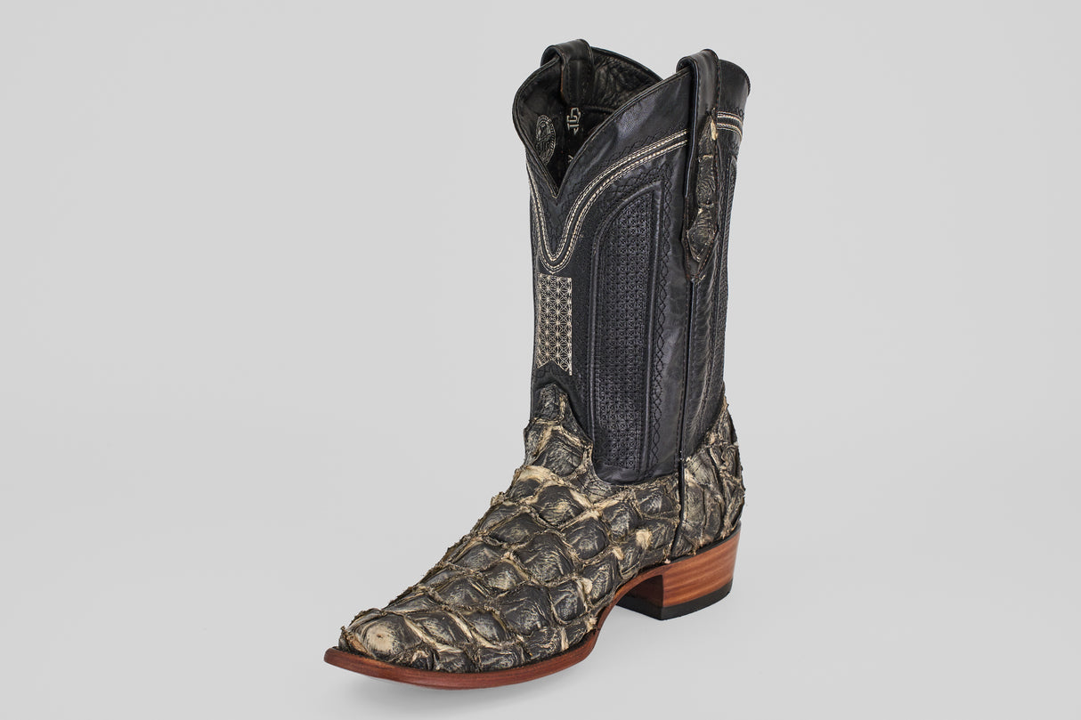 Conor - Rustic Bone - Narrow square Toe