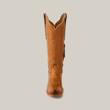 Kellie Clayton Gold Lether Sole - Tall Shaft - Snip Toe