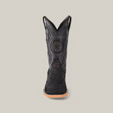 Exotic Python - Matte Black - Square Toe