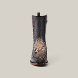 Exotic Python - Natural - Narrow Square Toe