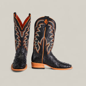Steele - Black - Square Toe