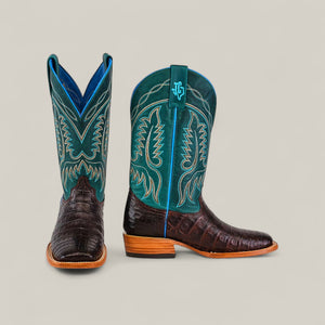 Logan - Dark Brown - Square Toe