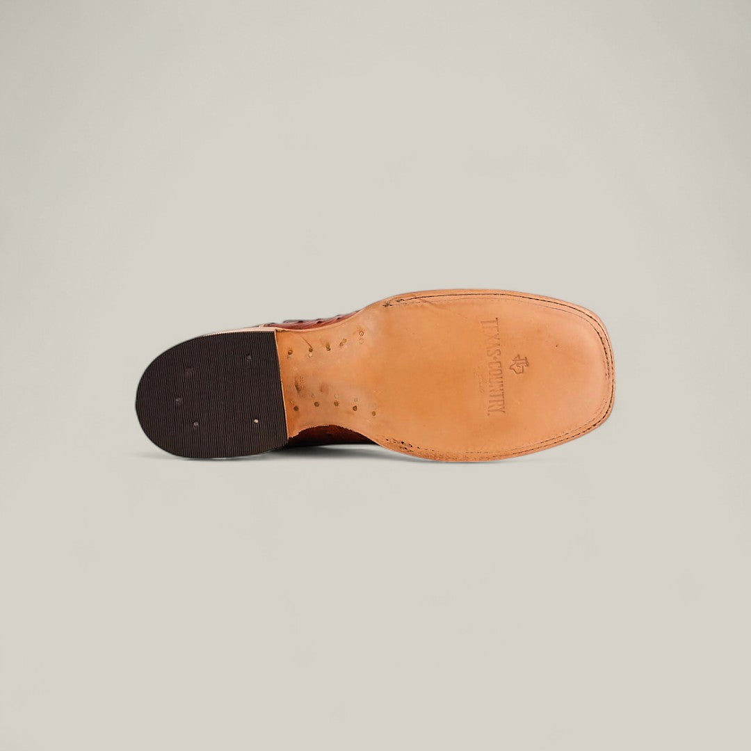 Thompson - Brick - Square Toe Mens Boots