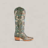 Madison Turquoise - Tall Shaft - Snip Toe