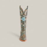 Madison Turquoise - Tall Shaft - Snip Toe