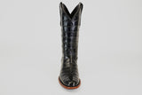 Exotic Full American Alligator - Black - Round Toe