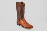 Exotic American Alligator Hornback - Cogñac - Square Toe
