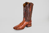 Exotic American Alligator Hornback - Cogñac - Square Toe