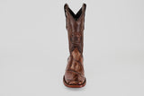 Exotic American Alligator Hornback - Tabaco - Square Toe
