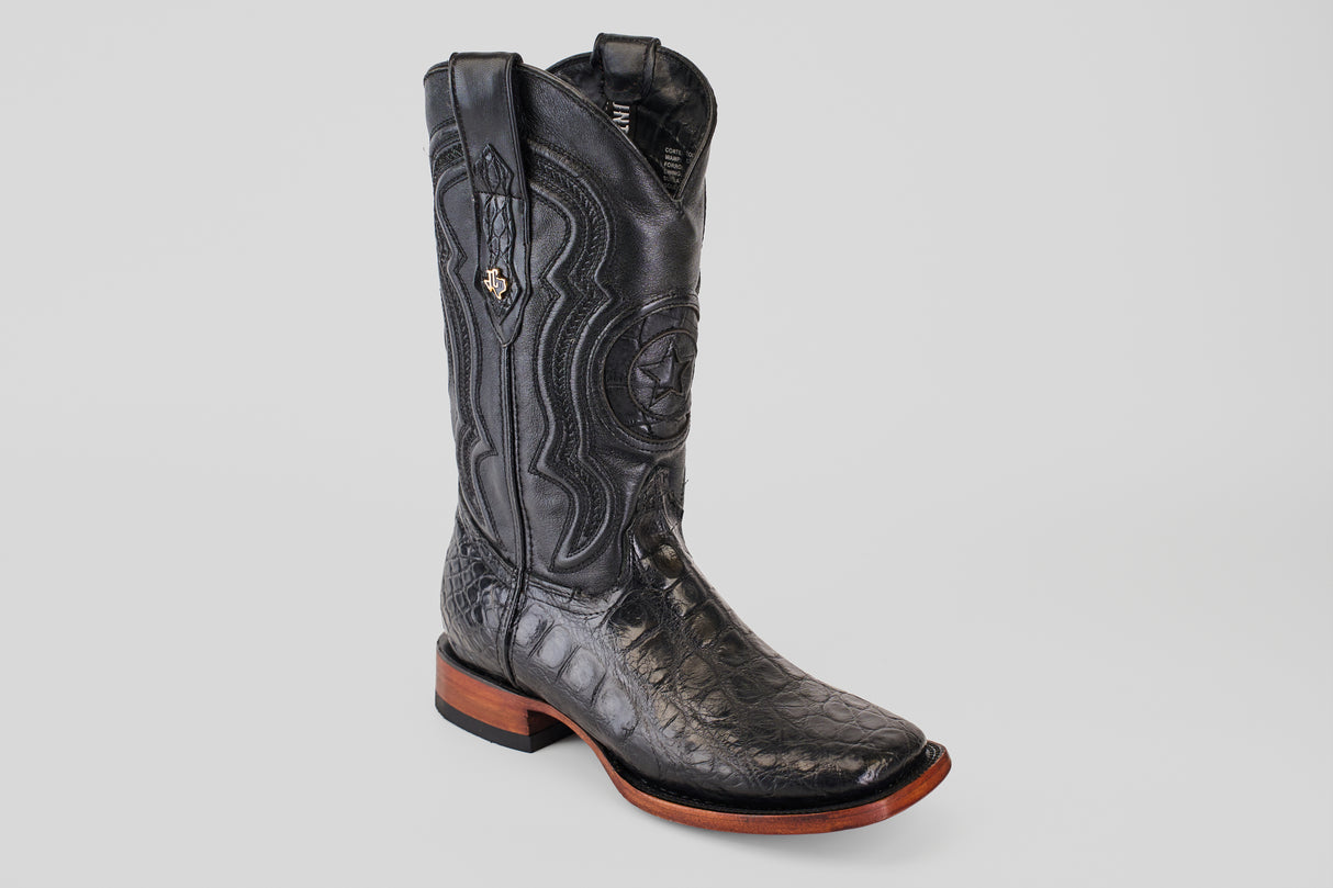 Exotic Alligator - Black - Square Toe
