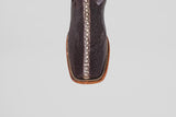 Exotic Stingray Queen  - Wine - Square Toe