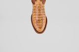 Exotic Caiman Belly - Fawn - Round Toe