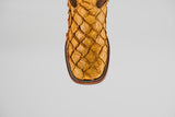 Exotic Pirarucu Fish - Buttercup - Square Toe