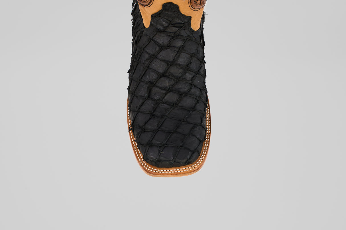 Carter - Black&Gold - Square Toe
