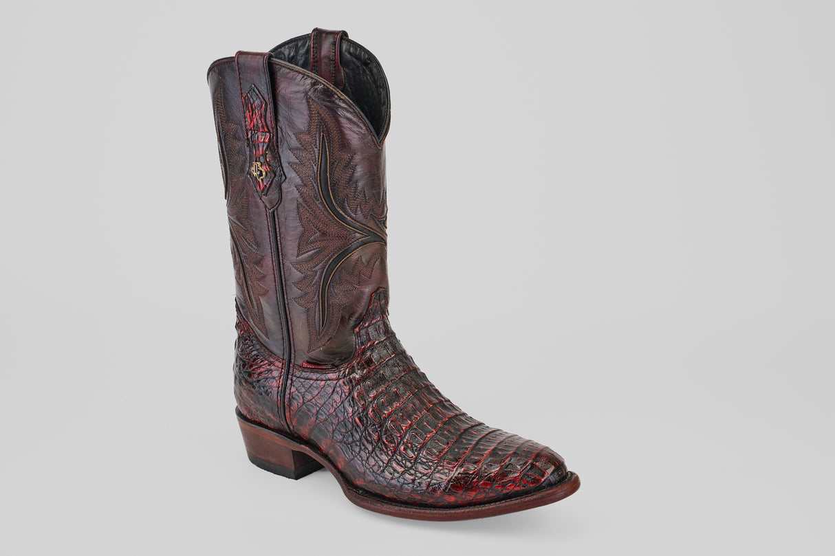 Rhodes HornBack - Black Cherry - Round Toe