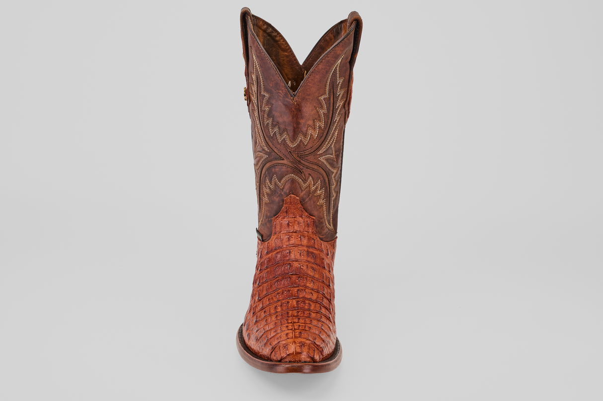 Rhodes HornBack - Brandy - Round Toe