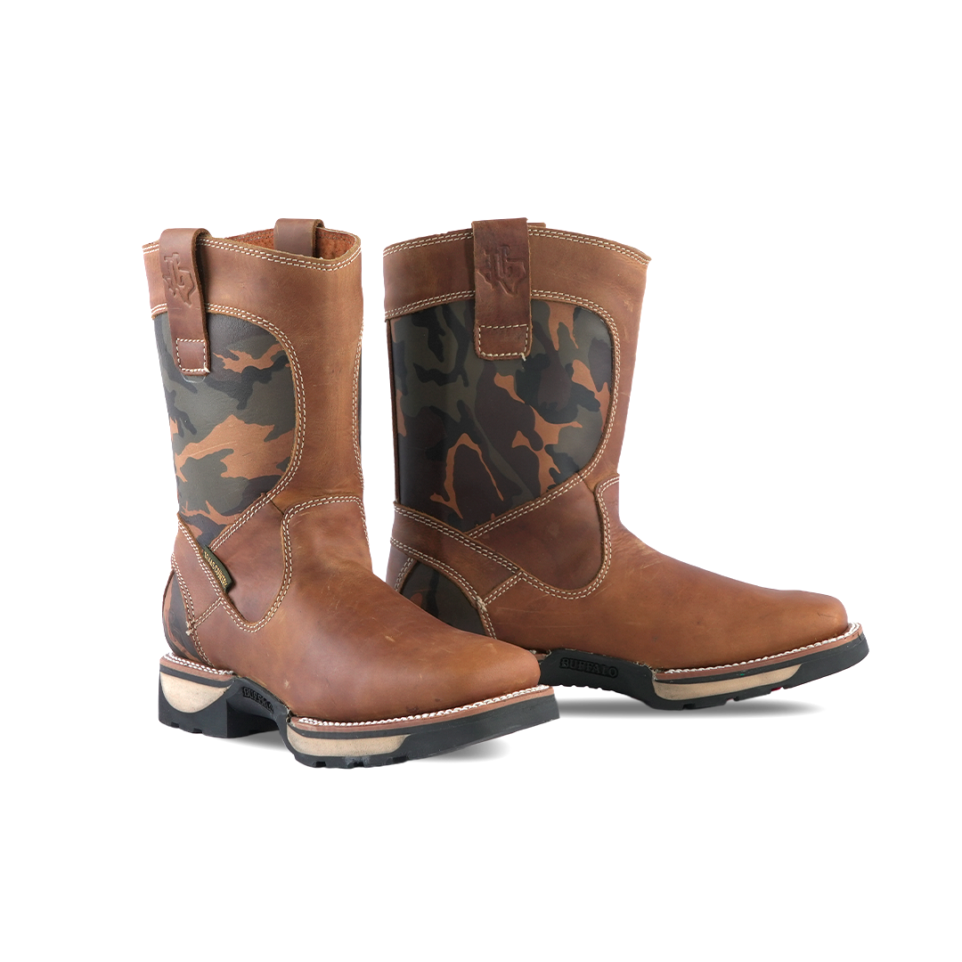 Texas Country Work Boot Czy-Camuf Tan 6017