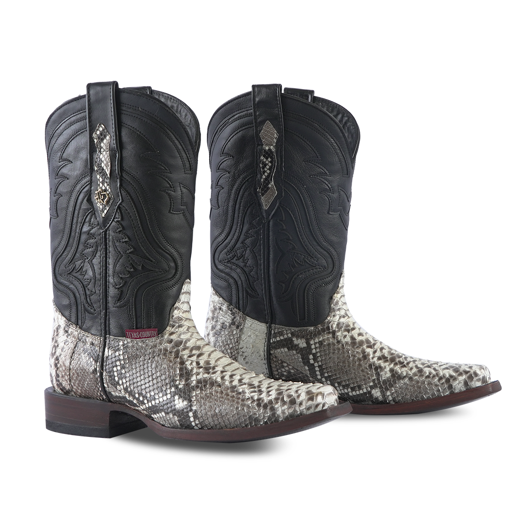 Texas Country Exotic Boot Python Natural PN30