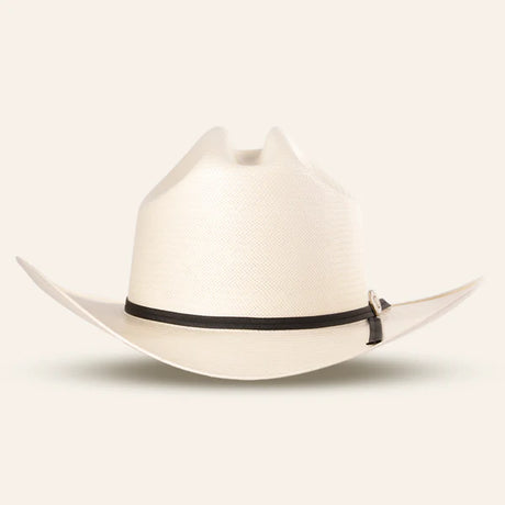 The 30x Sinaloa Straw Hat features a wide brim and black band, offering excellent sun protection for outdoor adventures, shown against a plain light background.