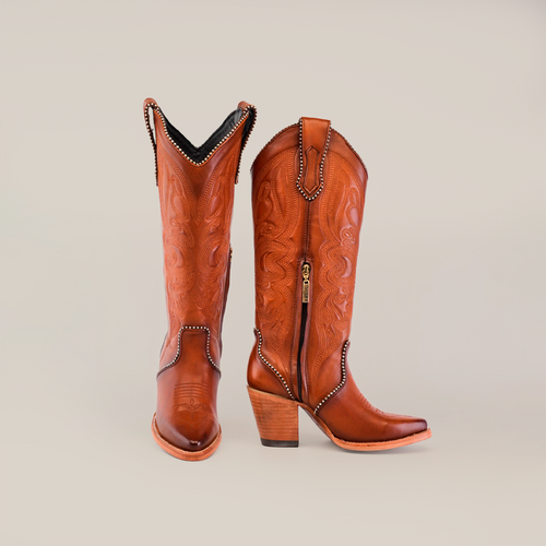 Linda Alta Cadena Orange Brosh