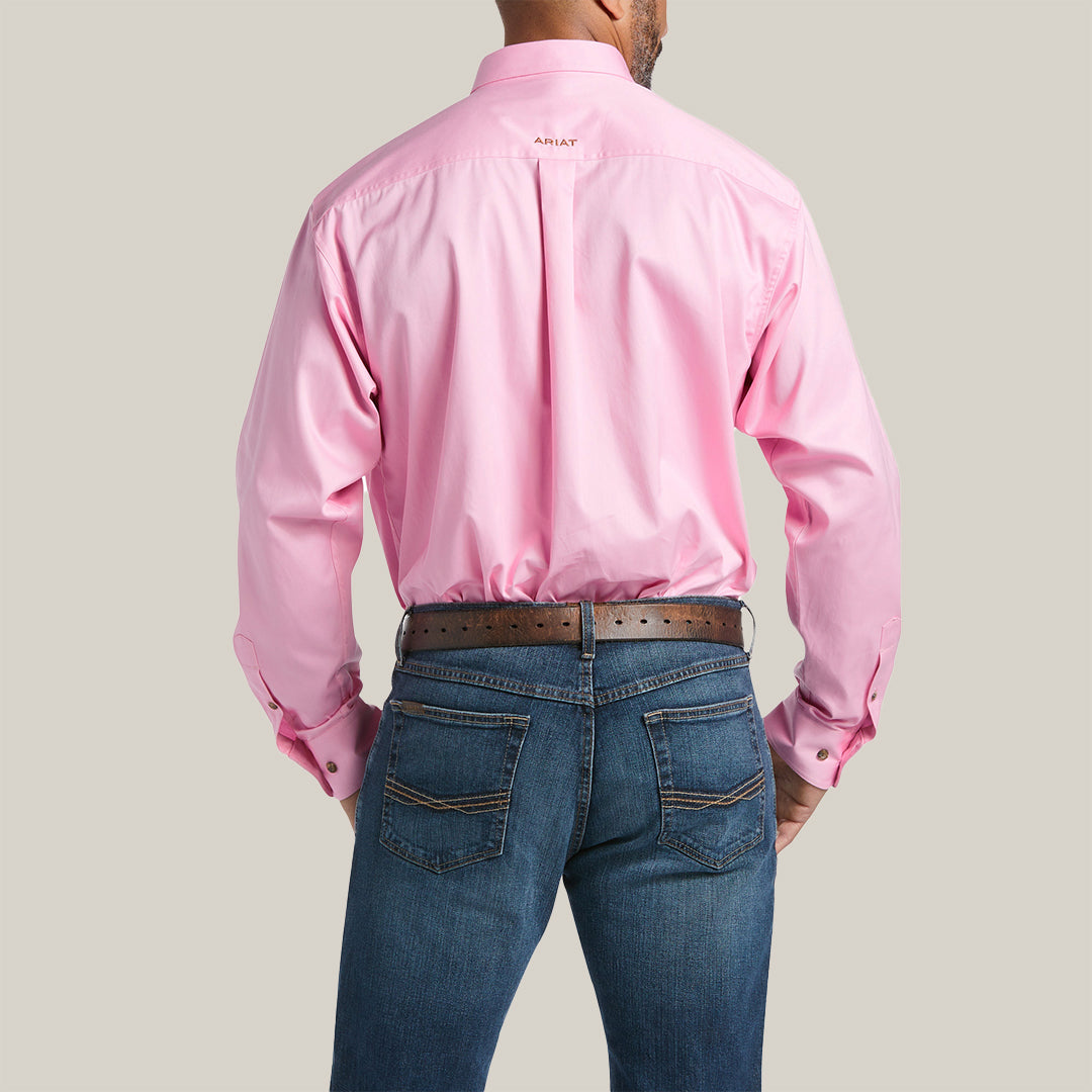 Solid Twill Classic Fit Shirt Pink - 10016692