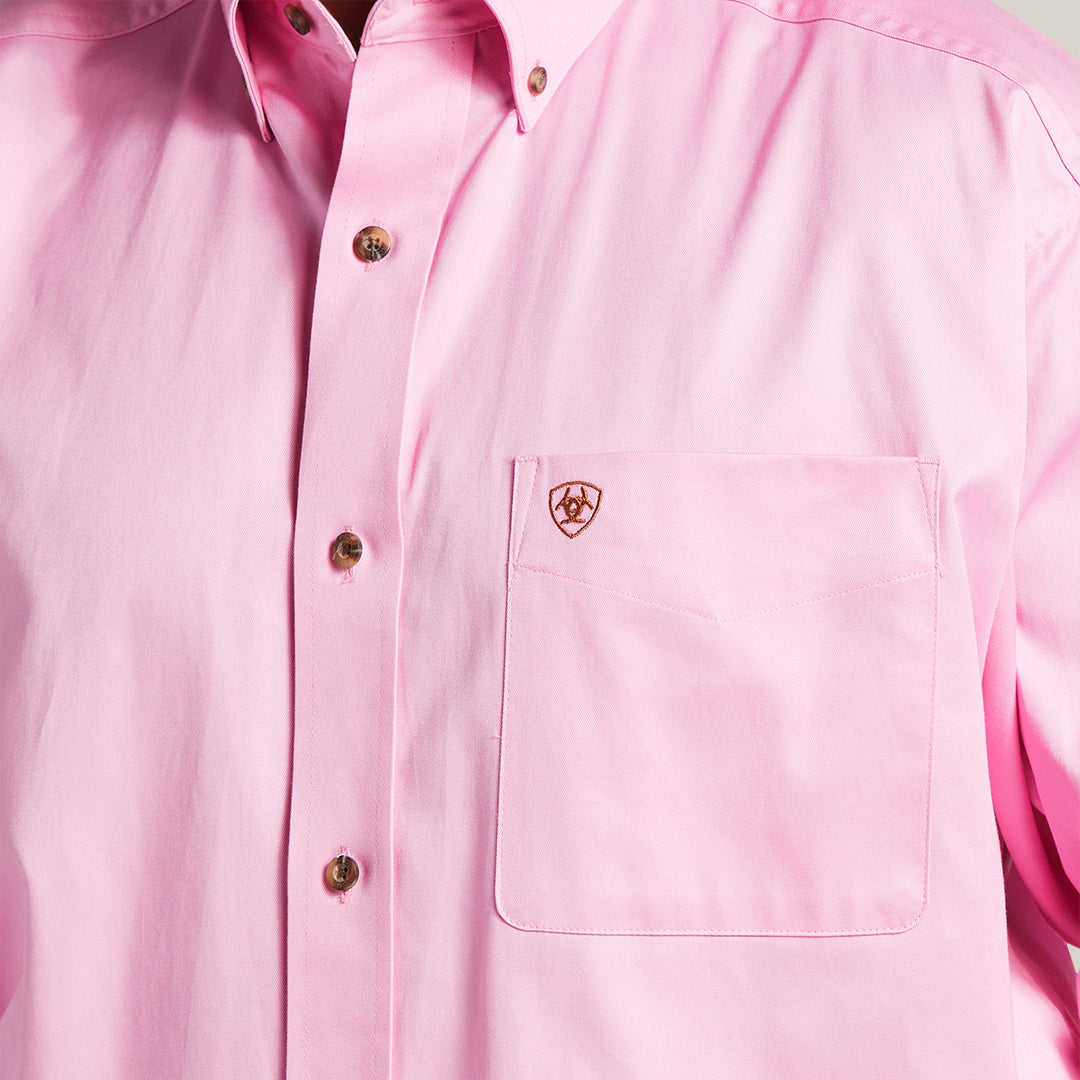 Solid Twill Classic Fit Shirt Pink - 10016692