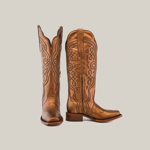 Eden Copper - Tall Shaft - Narrow Squer Toe