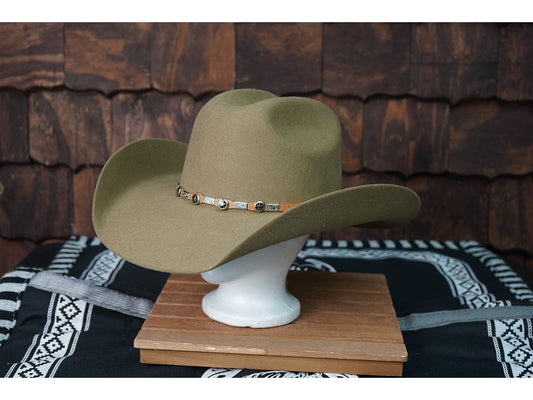 Exclusive "Austin" Texas Country Western Felt Cowboy Hat Sand